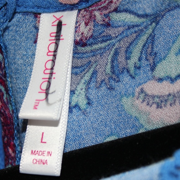 Xhilaration Blue boho dress - Picture 3 of 3